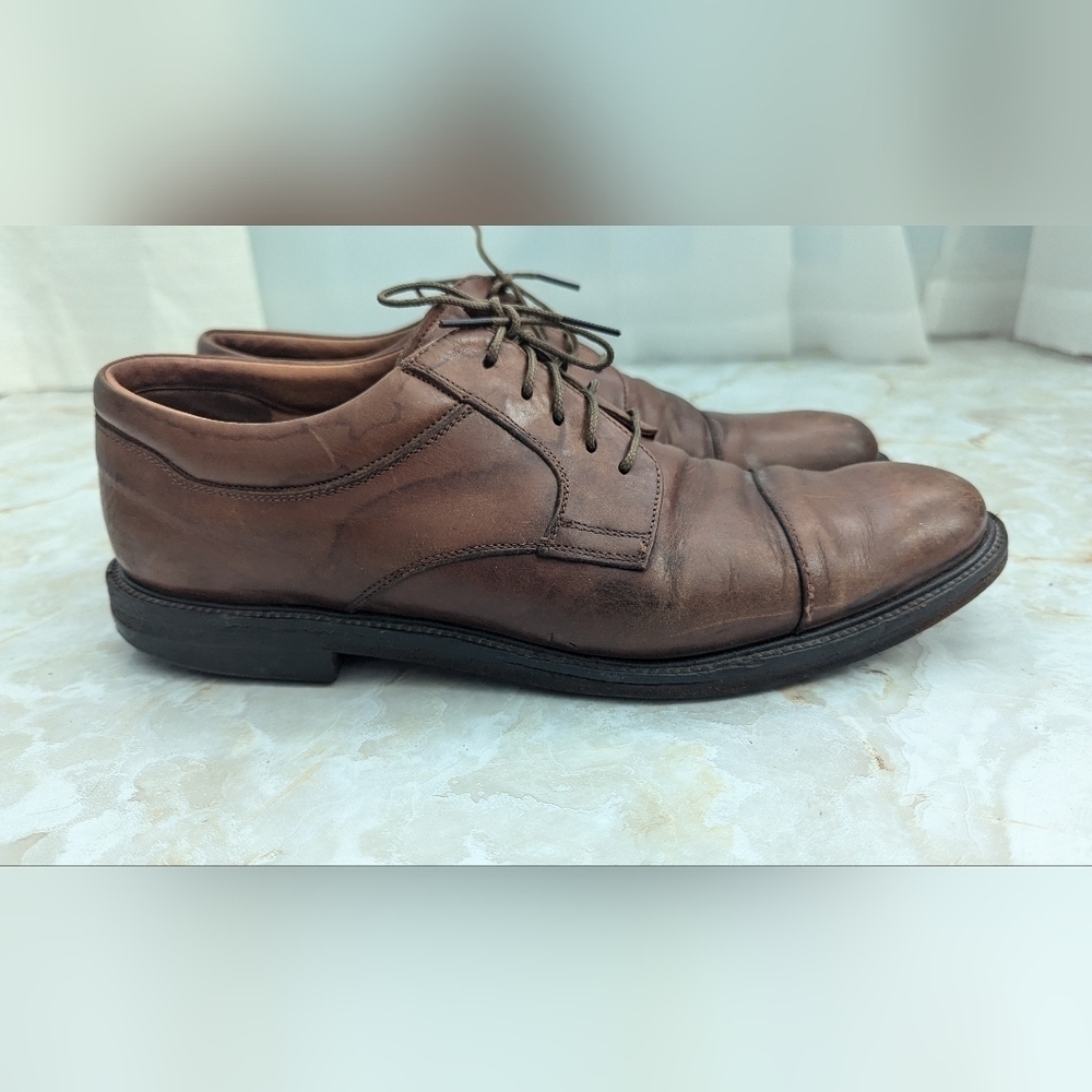 Johnston & Murphy Leather Loafers Dress Shoes Made In Italy Size11M